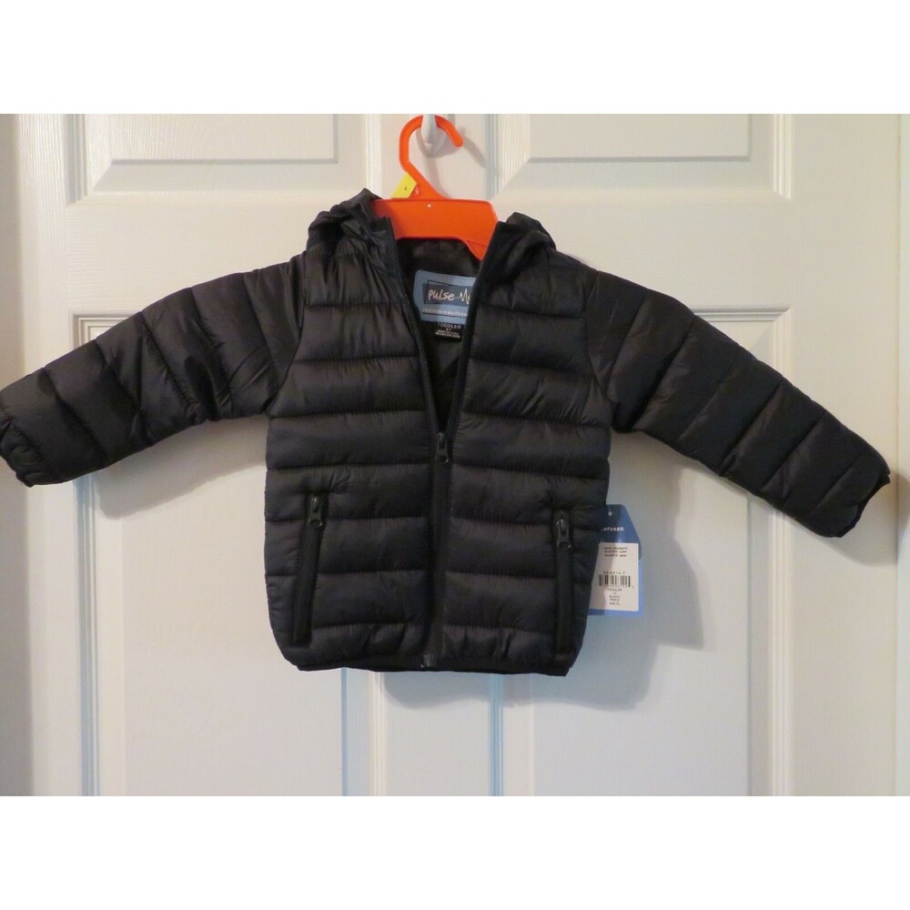 NWT Toddler Boys Black Pulse Coat, 3T